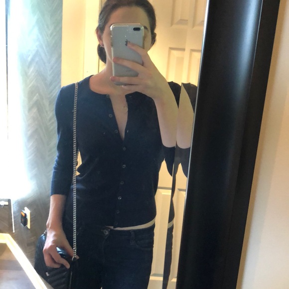 NWT banana Republic navy cardigan - Picture 2 of 7